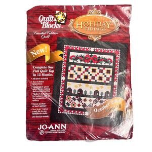 Vintage Century Quilt Blocks Holiday Tidings October 2000 Step 10 JoAnn Fabrics
